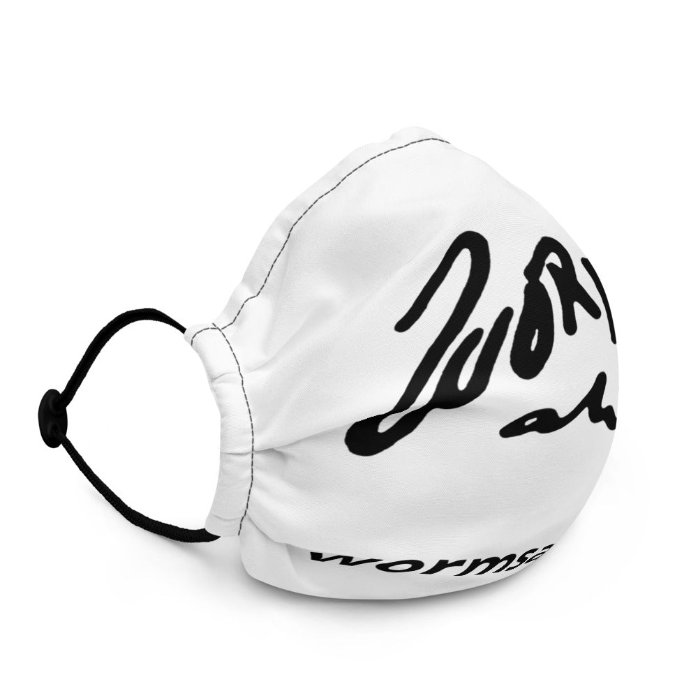 Worms Logo Premium face mask